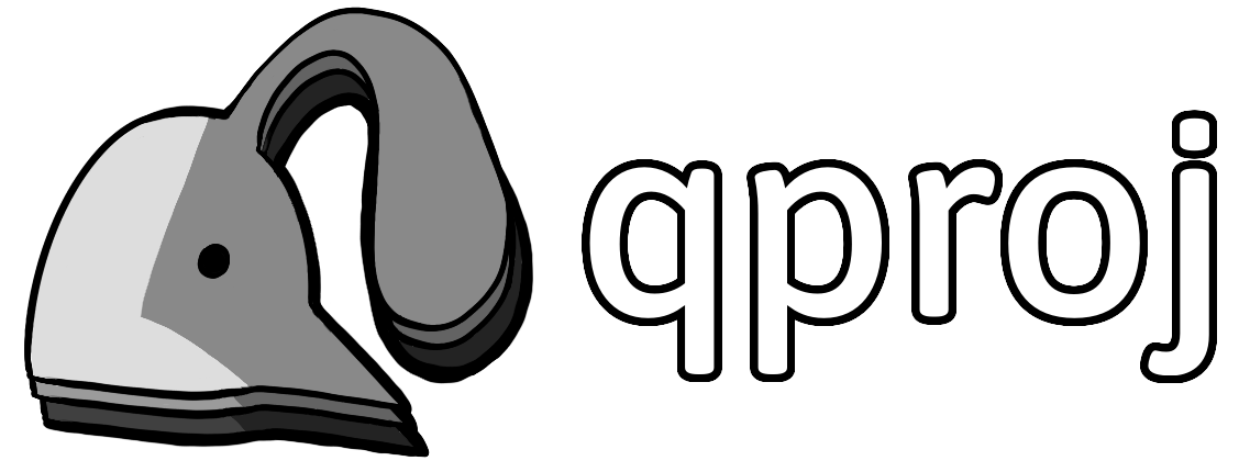 qproj logo Illustration of a quail next to text, 'qproj'